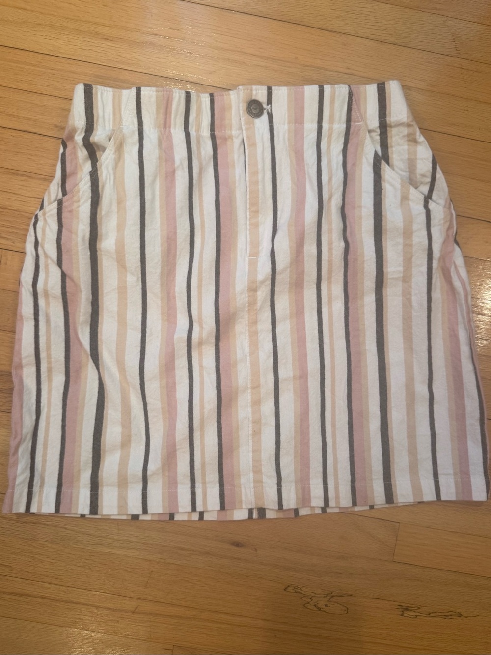 Hollister Striped Mini Skirt XS